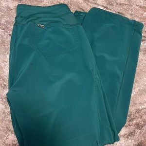 Hunter green infinity Cherokee scrub pants